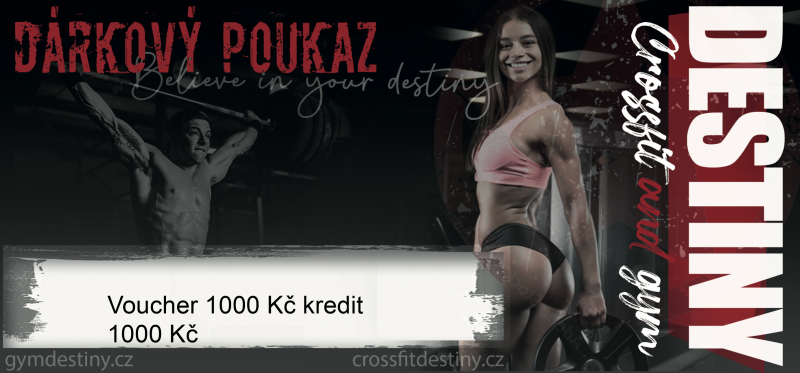 Voucher Voucher 1000 Kč kredit