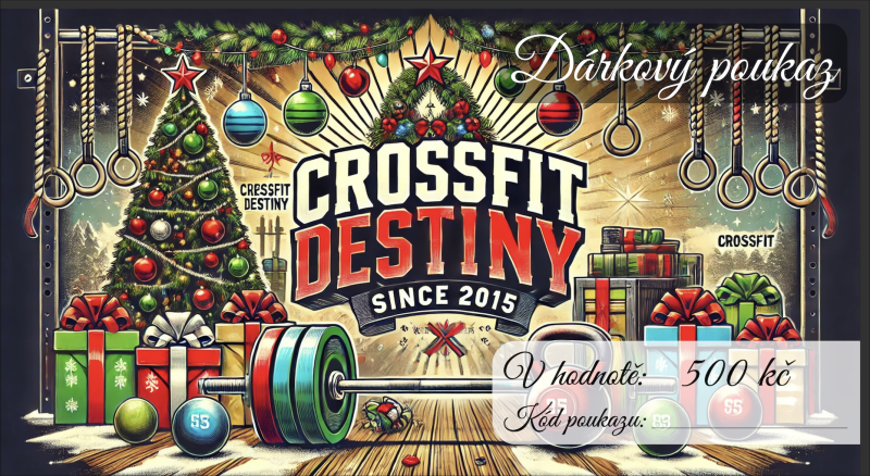 Voucher DSTN - Xmas 500 Kč